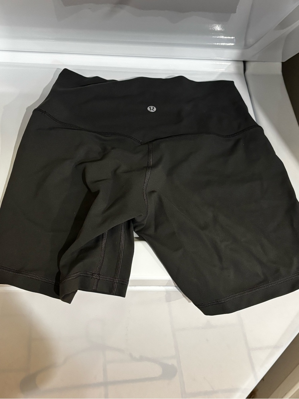 lululemon athletica Dark Grey High-Rise Bike Shorts